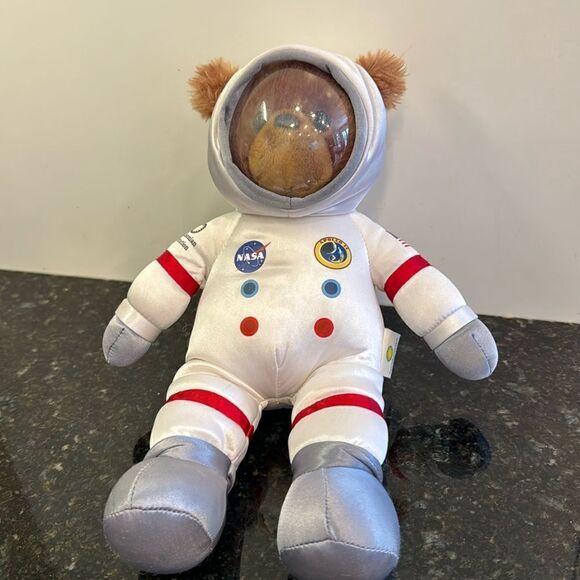 PLUSH DOLL NASA APOLLO 14 SMITHSONIAN GIFT SHOP SOUVENIR ASTRONAUT BEAR TOY - Picture 1 of 9